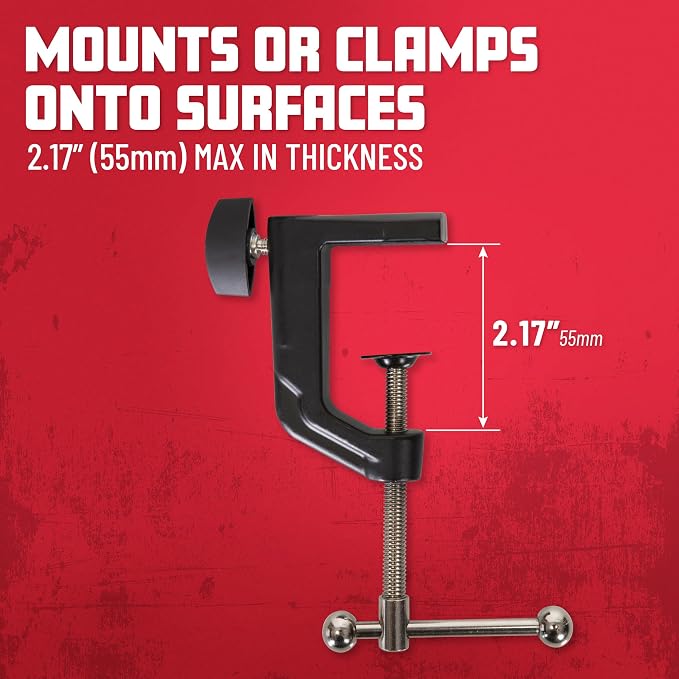 Gator Frameworks Deluxe Spring-loaded Desk-Mounted Microphone Boom Arm for Broadcasts, Podcasts, Content Creation, Live Streaming, & Similar Applications (GFWMICBCBM2000)