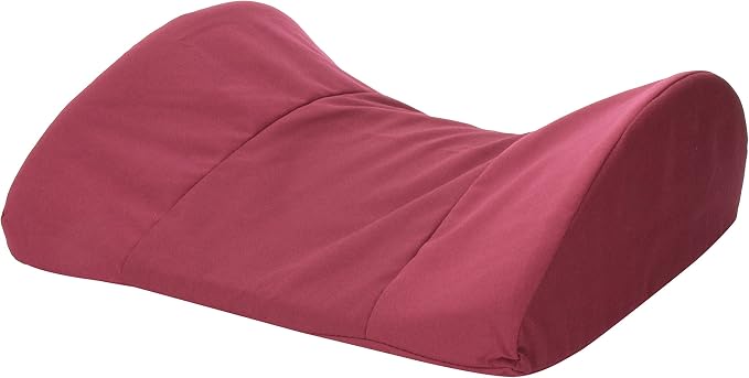DMI Memory Foam Lumbar Pillow Support Pillow Back Support Chair Cushion with Strap for Better Posture and Easing Back Pain, Black