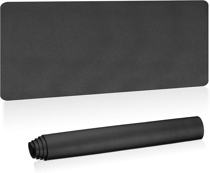 PATIKIL Large Desk Mat, 48"x17" Non-Slip Waterproof PU Leather Desk Pad, Dual Sided Desktop Protector Cover for Office Home Work Study, Black