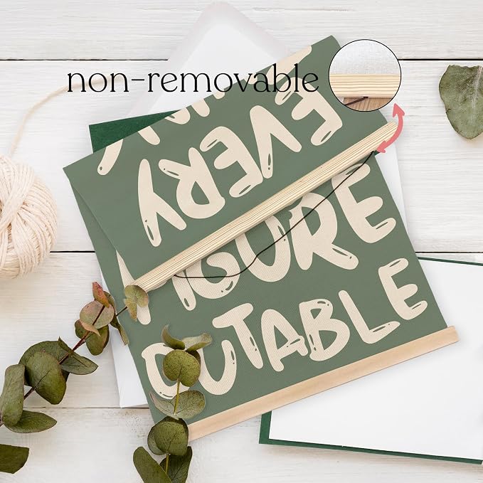 YQDEJ Everything is Figureoutable Inspirational Wall Art Poster Hanger Frame, Positive Affirmations Wall Decor, Motivational Wall Art for Home Office Classroom, 12x16 Inch