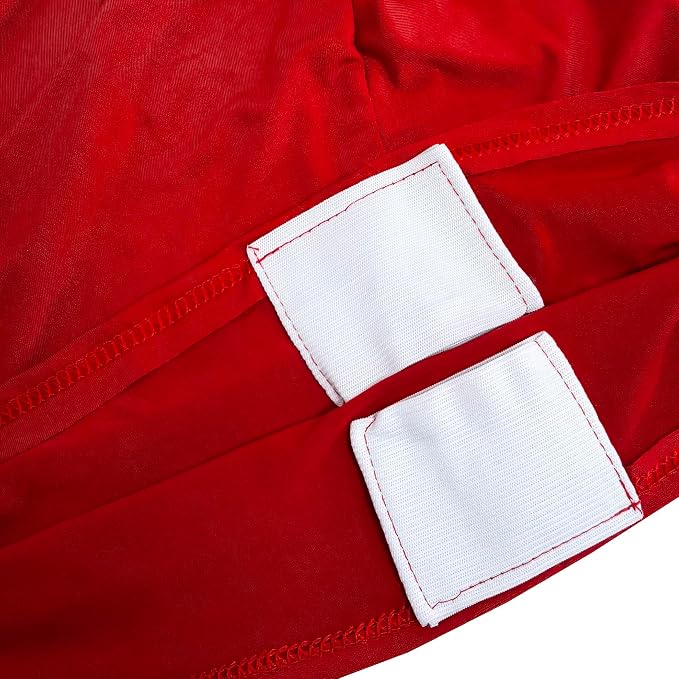 Stretch Polyester Dining Chair Cover Slipcover for Wedding Banquet Party Dining Room (Red)