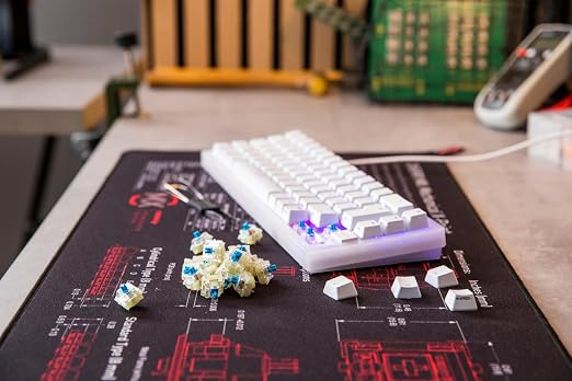 CHERRY MX2A RGB Blue Switch Kit, 36 Mechanical Keyboard Switches, for DIY, Hot Swap or Gaming Keyboard, Tactile Switch with Click (Clicky), Loud & Noticeable