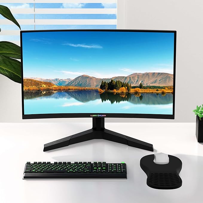MEKASS Ergonomic Mouse Pad with Wrist Rest, Memory Foam Mousepad for Carpal Tunnel Pain Relief, Desk Computer Wrist Support Mouse Pad with Non-Slip PU Base for Office Home (Army Green)