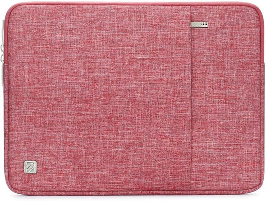 NIDOO 17 inch Laptop Sleeve 17.3 inch Water-Resistant Protective Computer Cover Carrying Case Bag for Lenovo Legion 5 / 5i / IdeaPad 3 Gen 7 / HP Gaming Pavilion 17 / Asus ZenBook Pro 17 / Acer, Pink