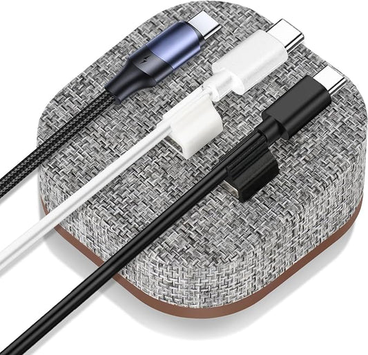 Magnetic Cord Holder, Cable Organizer with 5 Magnetic Clips for Desk & Nightstand Cable Management, Practical Charging Accessory for Home, Office & Gift Giving