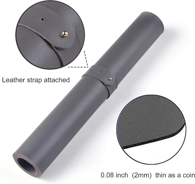 SUJAYU Dual Sided PU Leather Desk Pad, Mouse Pad, Office Desk Mat, Non-Slip Laptop Desk Pad, Waterproof Desk Writing Pad for Office and Home (31.5" x 15.7", Black)