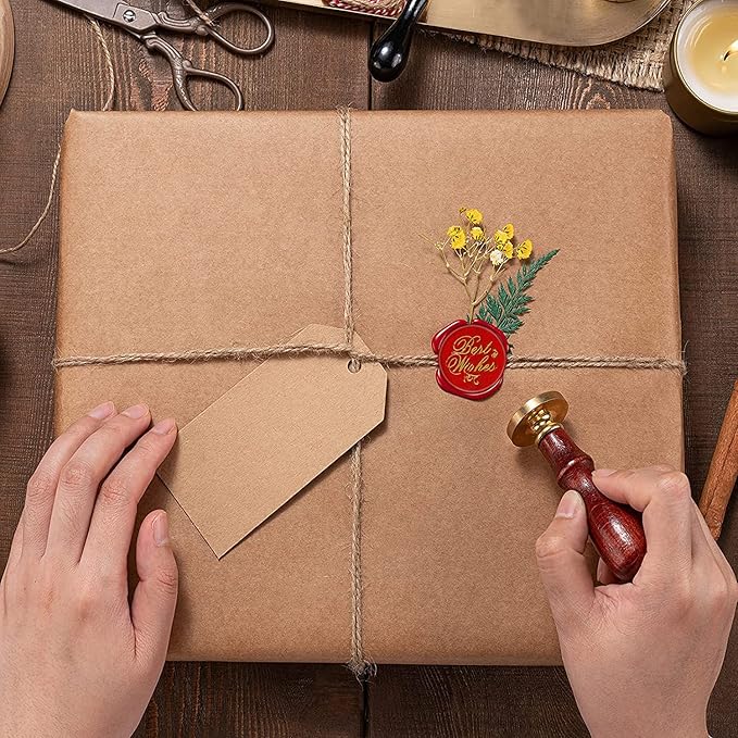 YIPLED 728PCS Wax Seal Stamp Kit with 24 Color(30 Pieces per Color) for Beginners, Ideal for Wedding Invitations, Christmas Letters, Craft Projects, Gift & Wine Sealing