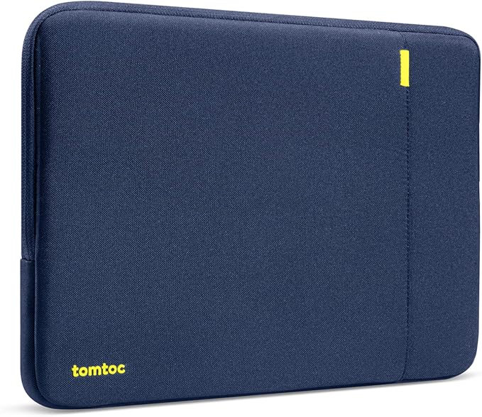 tomtoc 360° Protective Laptop Sleeve for 13-inch New MacBook Air M5/A3449 (2026) M4/A3240, M3/A3113, M2/A2681, M1/A2337, Water-Resistant Computer Case Bag Fits 13" MacBook Neo A18 & MacBook Pro M2/M1