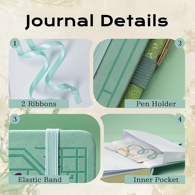 TIEFOSSI A5 Lined Journal, Cute Cat Journal for Women Girls, College Ruled Notebook with Pretty Sakura Pattern, Aesthetic Diary for Writing Journaling Drawing, Golden Edges