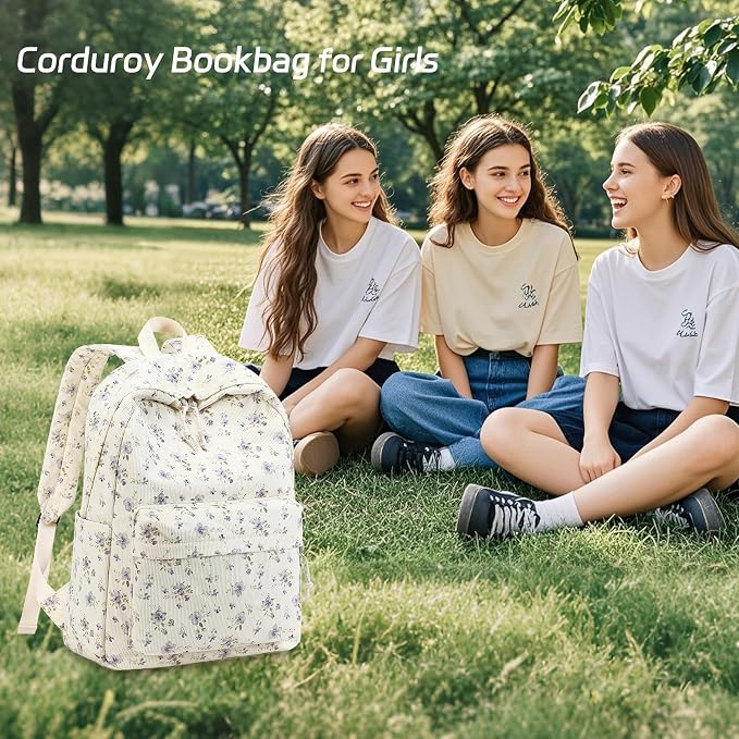 BTOOP School Backpacks for Teen Girls Bookbags Lightweight Kids Backpack School Bags Set with Lunch Box Pencil Case