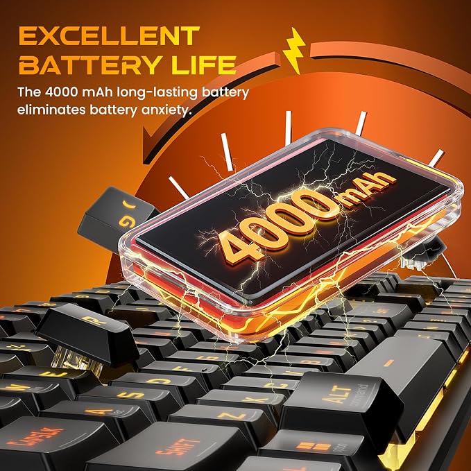 Redragon K521 Pro Wireless Gaming Keyboard with Screen