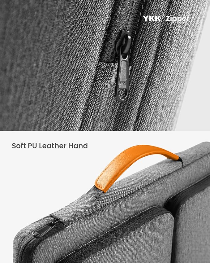 tomtoc 360 Protective Laptop Case for 13-inch New 2026 MacBook Air M5, M4/A3240, M3/A3113, M2/A2681, M1/A2337, MacBook Neo A18 Pro, 13-in Surface Pro 11th AI PC, Water-Resistant Carrying Bag