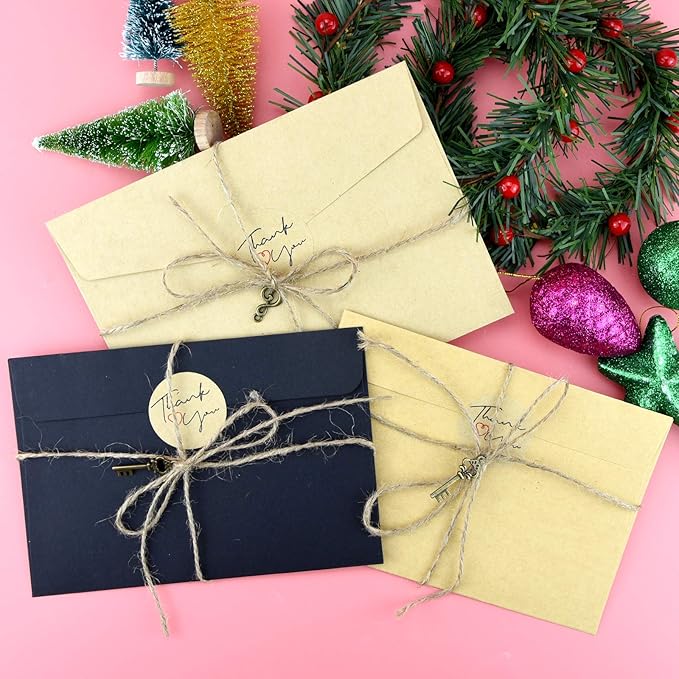 Dxhycc Vintage Stationary Paper and Envelopes Set, Aged Paper Writing Paper Stationery Set for Writing Printing