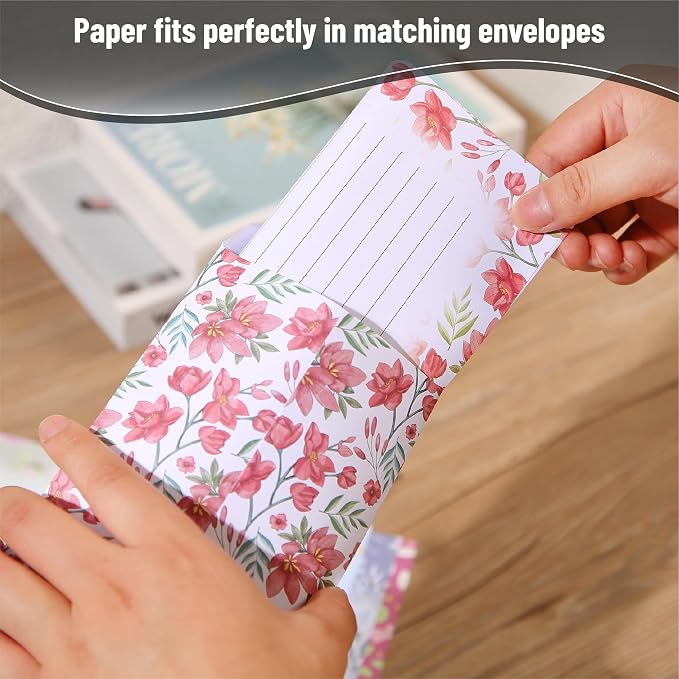 Mr. Pen- Stationery Writing Paper Set with Envelopes, 8.5" x 11" | 30 Letter Sheets & 18 Envelopes, Smooth Printable Letter Paper for Handwritten Notes, Personal Letters, Invitations
