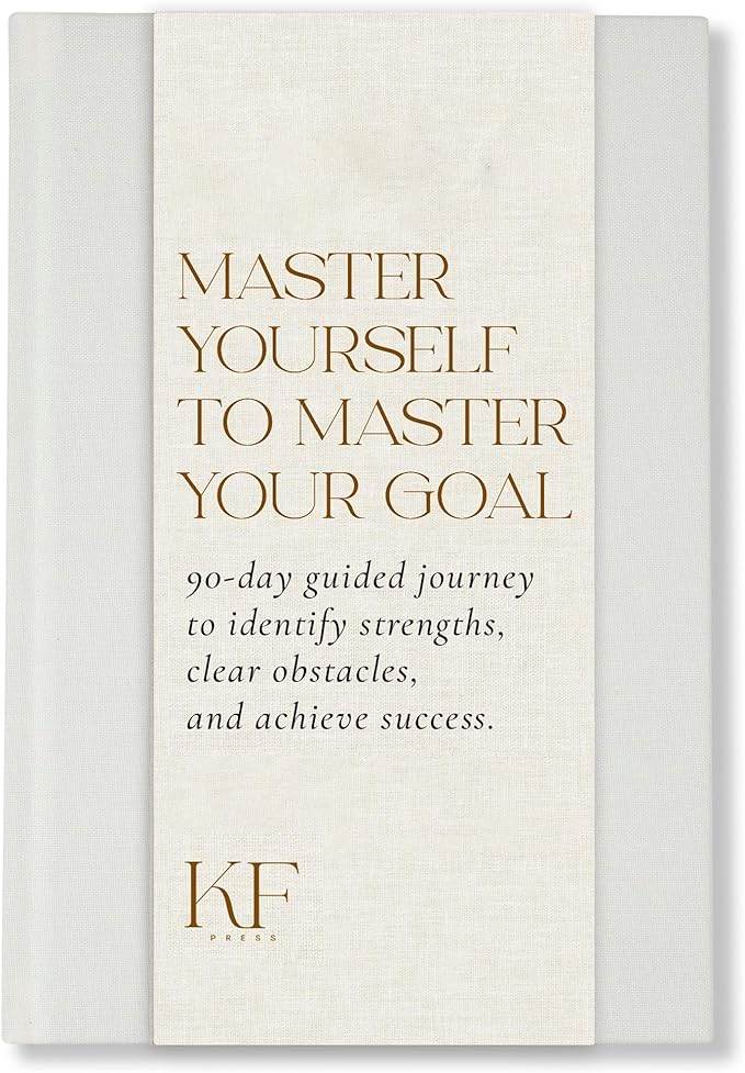 Goal Planner Journal for Weekly Goal Tracking – 90 Day Planner with Habit Tracker, Journal with Prompts & Productivity Planner