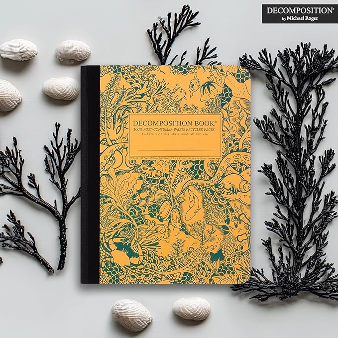 Under the Sea Decomposition Book: College-Ruled Composition Notebook With 100% Post-Consumer-Waste Recycled Pages