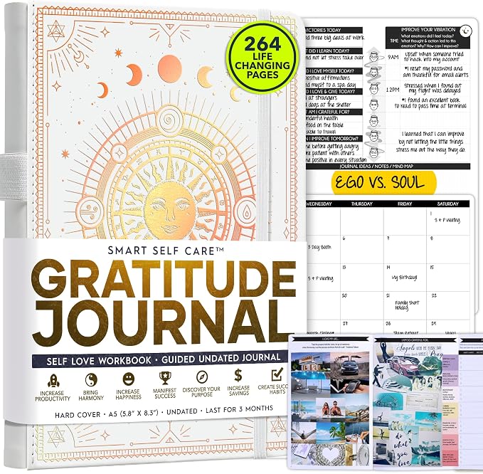 90-Day Goal Planner with Daily Journal, Gratitude & Habit Tracker | Daily Planner, Productivity, Time blocking, Manifestation & Affirmations with Vision Board, Gratitude Journal for Women & Men