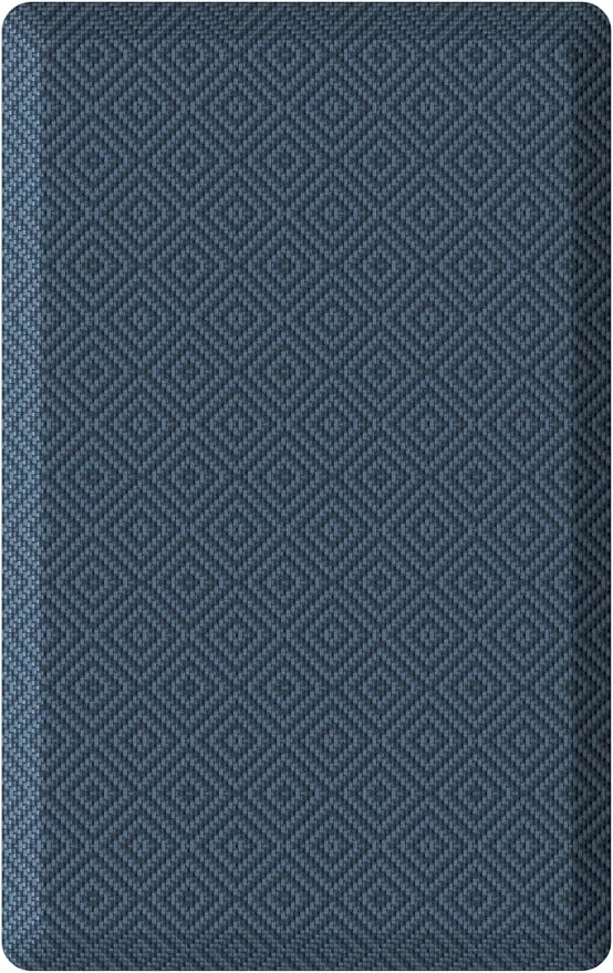 Ophanie Kitchen Mats for Floor, 3/4 inch Thick, 17x24 Anti Fatigue Cushioned Mat, Kitchen Rugs, Waterproof, Comfort Ergonomic Standing Mat for Office, Home, Sink, Blue Non-Slip Ridged Bottom