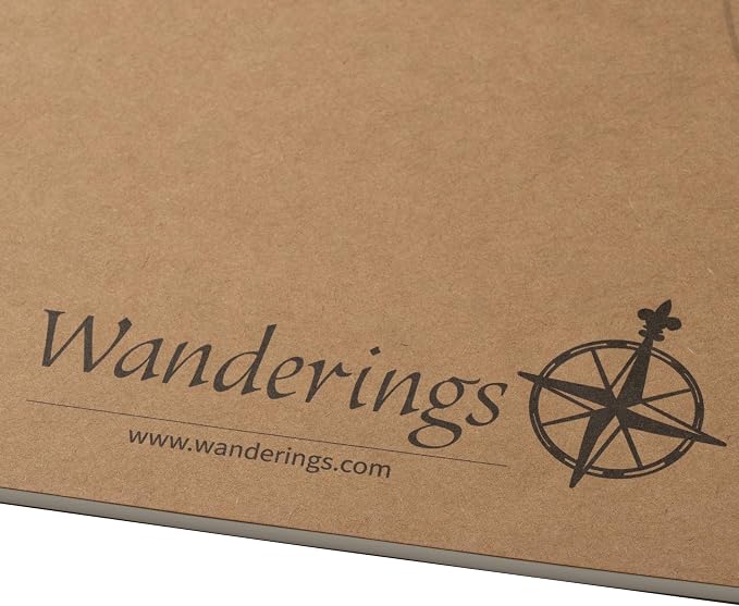 Wanderings A4 Lined Refill Notepad for Padfolio - Portfolio Writing Pad with Easy-Tear Line, 30 Sheets, 125 GSM Refill Paper, 8.2" x 11.7" (21 x 30 cm)