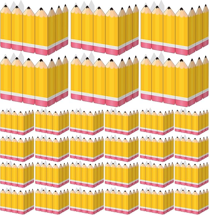 Honoson 24 Pcs Bulk Inspirational Privacy Folders for Students Cardboard Test Privacy Boards Motivational Words Desk Dividers Shield for Classroom School Study Supplies (Pencil)