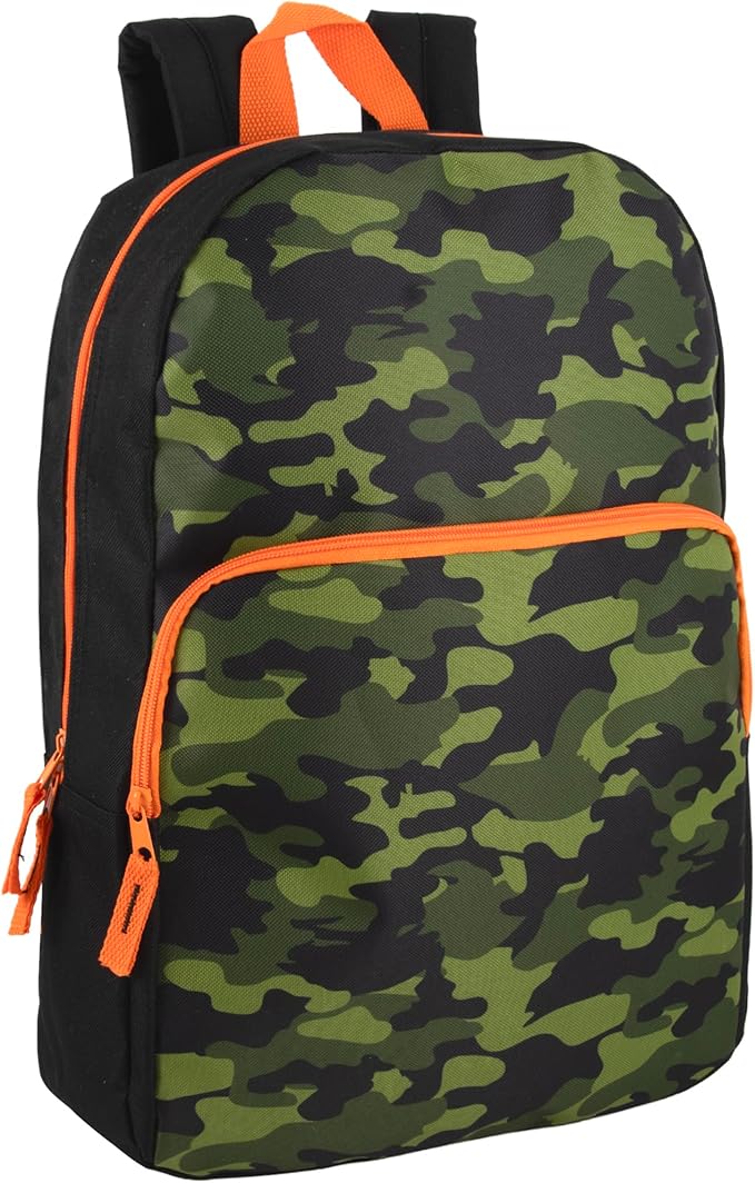 Trail maker 24 Pack Bulk Backpacks with School Supplies for Kids | 20 Piece Back to School Supply Kits and Backpack Sets
