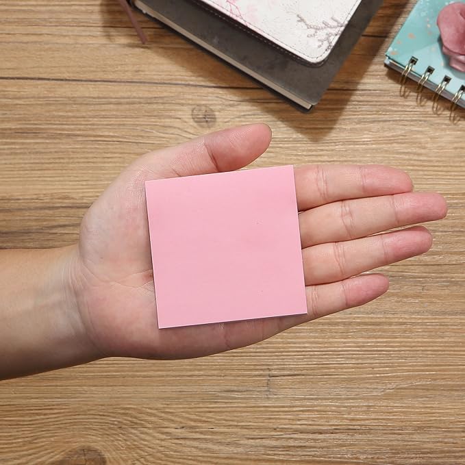 Mr. Pen- Sticky Notes, 3”x3”, 12 Pads, 600 Sheets, Colorful Sticky Notes 3x3, Sunset Sorbet, Stocky Notes for Bible Journaling