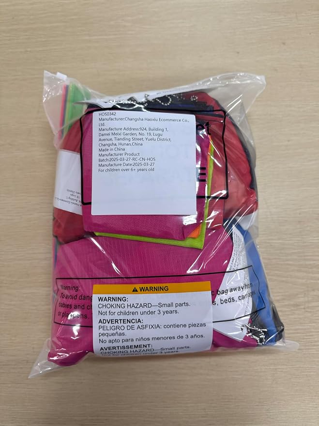 AmazingSpark 24 Set Backpacks Bulk with School Supplies Pencil Pouch Ruler Back Pack Basic Backpack Back to School Supplies Donate Set