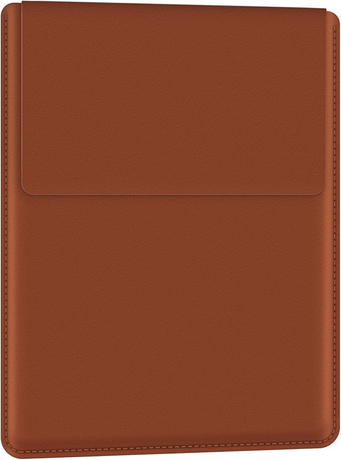 BVYA 15-16" Laptop Sleeve, PU Leather Laptop Case Compatible with MacBook Pro 16 2019-2021 M1 Pro M1 Max (A2485 A2141), Case Compatible with MacBook Pro 15 2010-2019 (A1990 A1707 A1398)