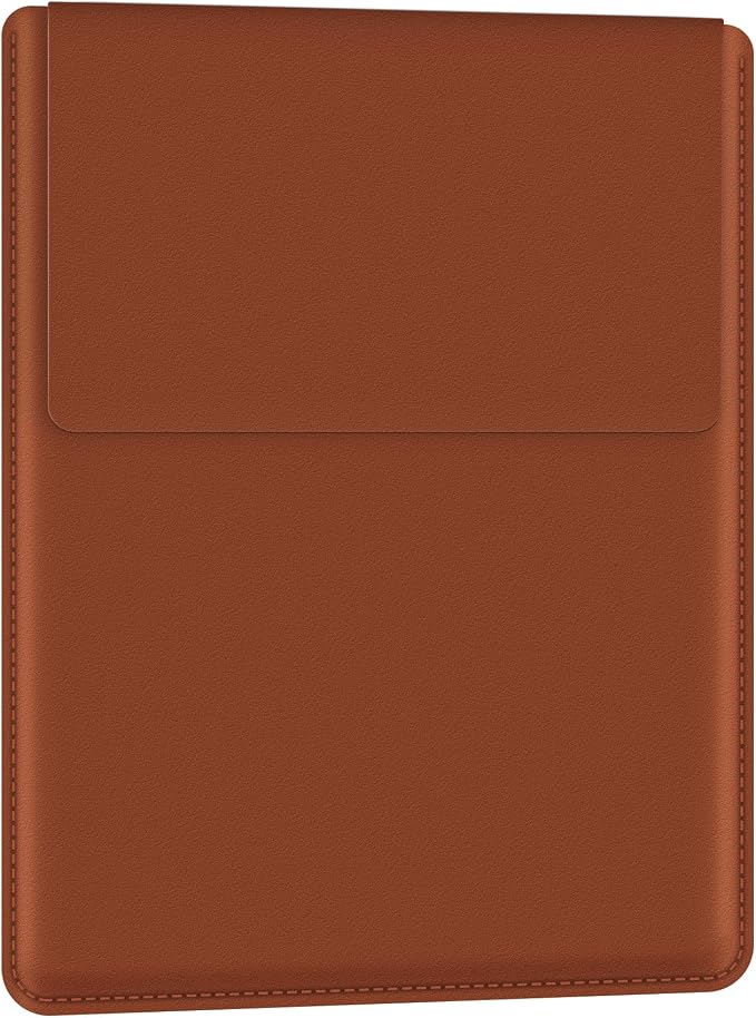 BVYA 13.3-14" Sleeve, PU Leather Laptop Case Compatible with New MacBook Air 13.6/Pro/Max M2/M1 A2779 A2442 14, 13.5 Surface 5/4/3/2/1, Compatible with Laptop 2022 Pro 14 inch