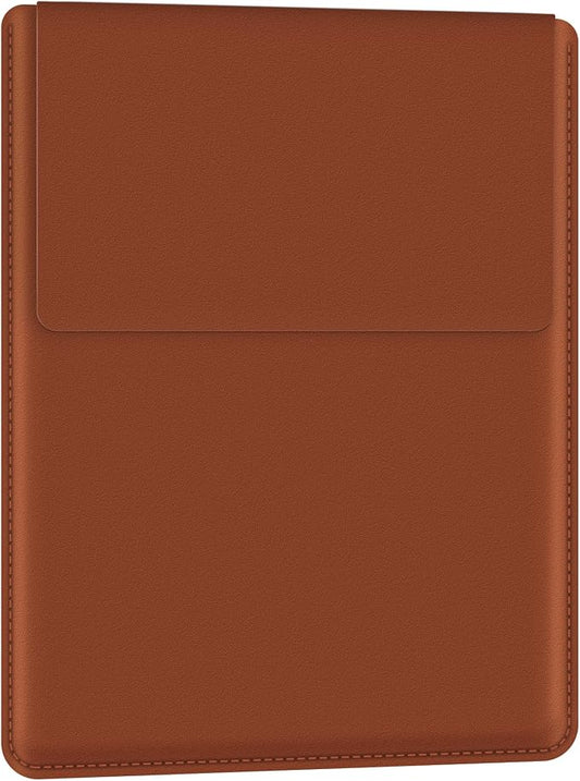 BVYA 12-13.3" Laptop Sleeve, PU Leather Laptop Case Compatible with MacBook Air 13 2018-2022 (M2 A2681 M1 A2337), Compatible with MacBook Pro 13 2016-2022 (M2 A2686 M1 A2338 A2251 A2289 A2159)