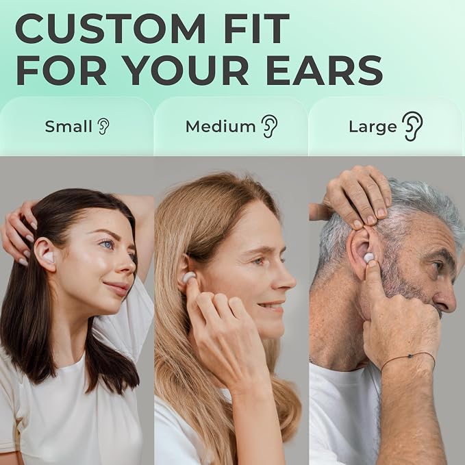 Peace&Quiet PQ Wax Ear Plugs for Sleeping, Swimming - 30 Soft Noise Cancelling Silicone Gel Wax Earplugs for Sleep and Swimmers, Ear Protection with Sound Blocking Level of 32 Db, Green