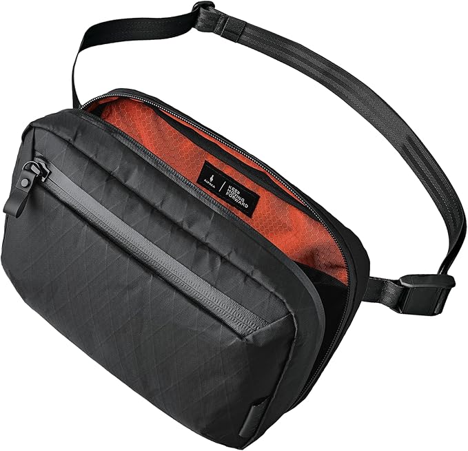 ALPAKA Elements Tech Case - Travel Organizer Pouch for Electronics, Cables, EDC with Weatherproof Fabrics, YKK Zippers (Black VX21 Fabric)