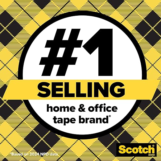 Scotch Double Sided Tape with Tape Dispenser, Office and School Supplies for Arts and Crafts, Alternative to Scrapbooking Tape, 0.5 in. x 400 in., 2 Rolls with Dispensers