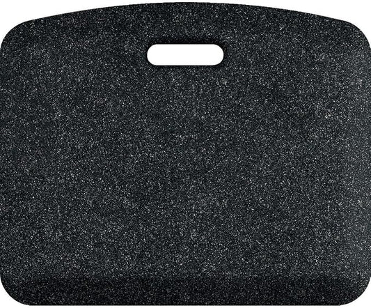 WellnessMats Mobile 23" L x 19" W x 1" Th Collection Anti-Fatigue Floor Mat, Polyurethane – Ergonomic Support Pad for Home, Kitchen, Garage, Office Standing Desk – Water Resistant - Made in USA