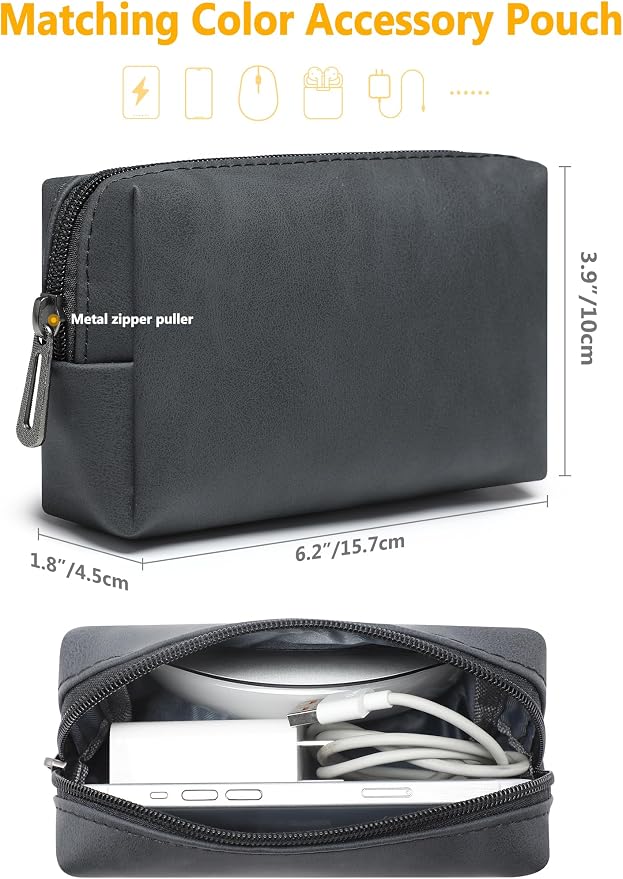 HYZUO 15 Inch Laptop Case Bag Sleeve with Stand for MacBook Air 15 M5 M4 A3241 M3 A3114 M2 A2941 2026-2023, 15" Surface Laptop 7/6/5/4/3, MacBook Pro 15 A1990 A1707 2019-2016, Graphite