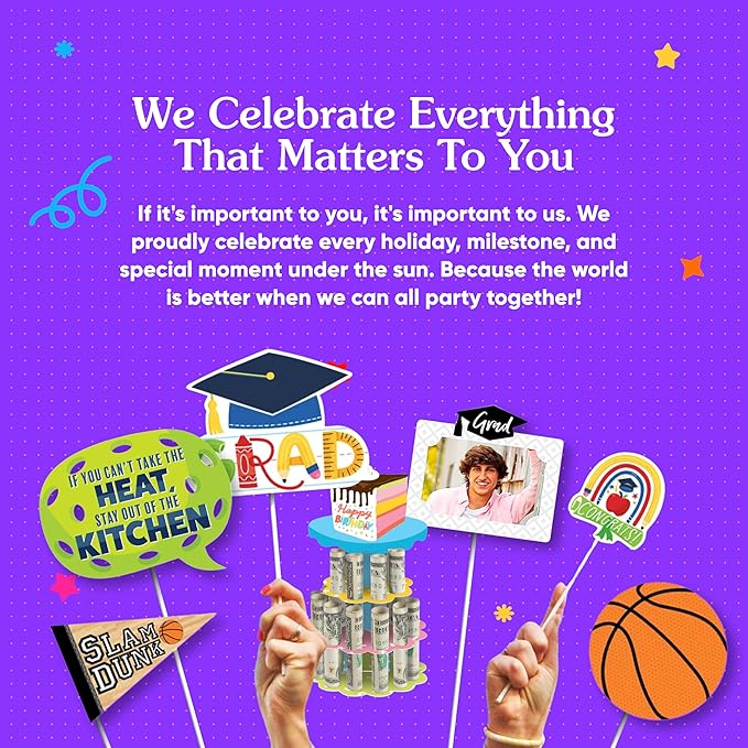 Big Dot of Happiness Funny Back to School - First Day of School Classroom Decorations and Photo Booth Props Kit - 10 Piece