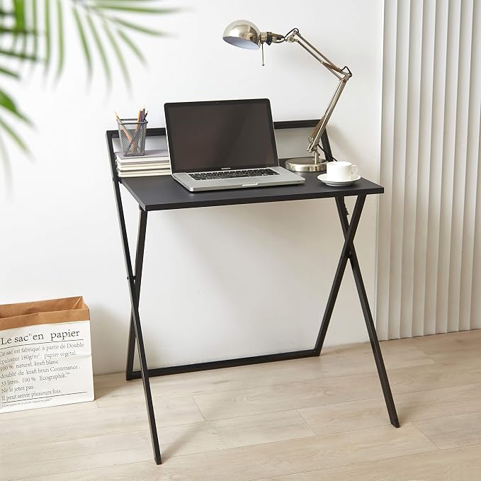 Urban Lifestyle Compact Folding Desk, Black