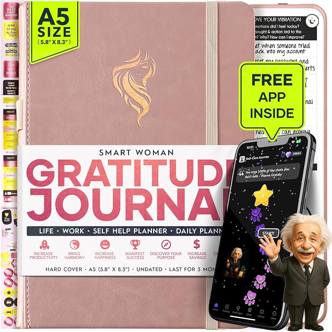 90-Day Goal Planner with Daily Journal, Gratitude & Habit Tracker | Daily Planner, Productivity, Time blocking, Manifestation & Affirmations with Vision Board, Gratitude Journal for Women & Men