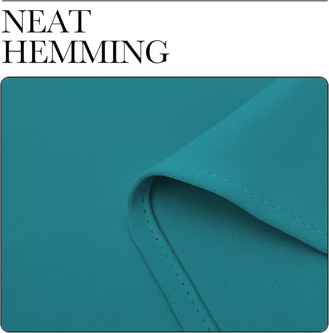 NICETOWN Peacock Teal Blackout Curtains 78inch Length, 1 Panel, W55 x L78, Chic Thermal Insulated Grommet Room Darkening Window Drapes for Bedroom/Living Room