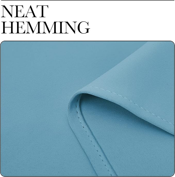 NICETOWN Bedroom Blackout Curtain Panel - (120 inches by 90 inch, Teal Blue, 1 PC) Energy Saving Thermal Insulated Grommet Blackout Drapery for Patio, Room Divider Curtain