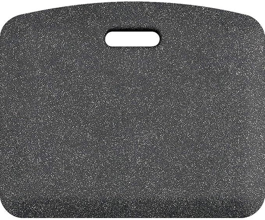 WellnessMats Mobile 23" L x 19" W x 1" Th Collection Anti-Fatigue Floor Mat, Polyurethane – Ergonomic Support Pad for Home, Kitchen, Garage, Office Standing Desk – Water Resistant - Made in USA