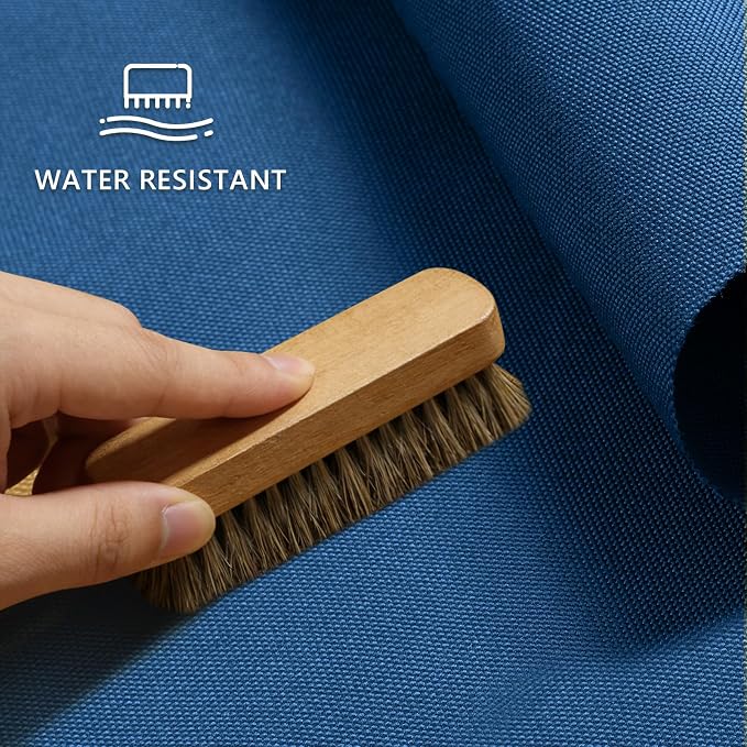 Waterproof Canvas Fabric by The Yard 58inch 600D Upholstery Material Polyester Fabric Outdoor Water Resistant Fabric for Sewing Chair Patio Cushion Purse Bag Interior, 10 Yard Ocean Blue