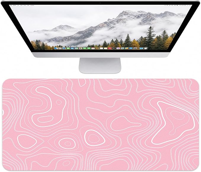 Leather Desk Mat, Desk Pad for Keyboard and Mouse Large Mouse Pads for Desk | Waterproof Desk Mat, Desk Matt for Desktop, Laptop Blotter, Keyboard Pad, Large Mouse Pad, Desk Essentials