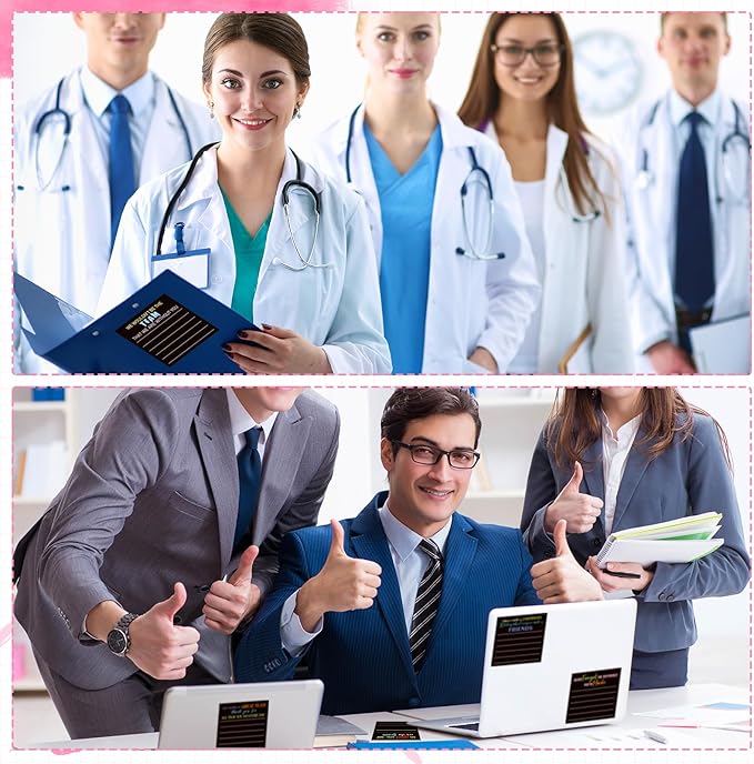 Yinder 24 Pcs Inspirational Sticky Notes Thank You Gift Motivational Sticky Note Pad Employee Appreciation Gift Bulk for Staff Coworker Teacher Nurse Office Groups 3 x 3'' (Team,Black)