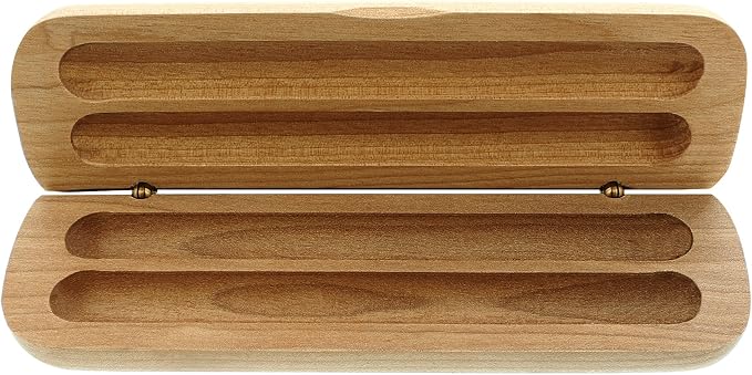 Customized Doctor Gift Pen Set EKG Tech Gifts Personalized Engraved Natural Wood 2 Pens and Case Set