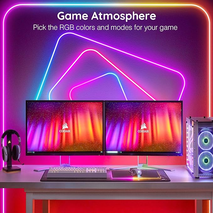 AILBTON 32.8Ft Neon Rope Lights,Flexible Led Rope Lights Control with App/Remote,Multiple Modes Music Sync Gaming RGB Led Neon Lights for Bedroom Outdoor