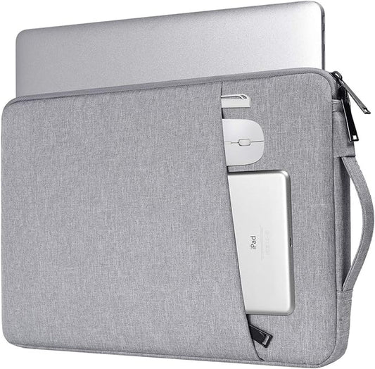 13-13.3 Inch Laptop Sleeve for Acer Spin Chromebook 513 13.3, Lenono Duet 5, Dell ASUS HP 13.3" MacBook Air Case Bag, Light Grey
