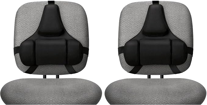 Fellowes Professional Series Back Support, Black (8037601) (Pack of 2)
