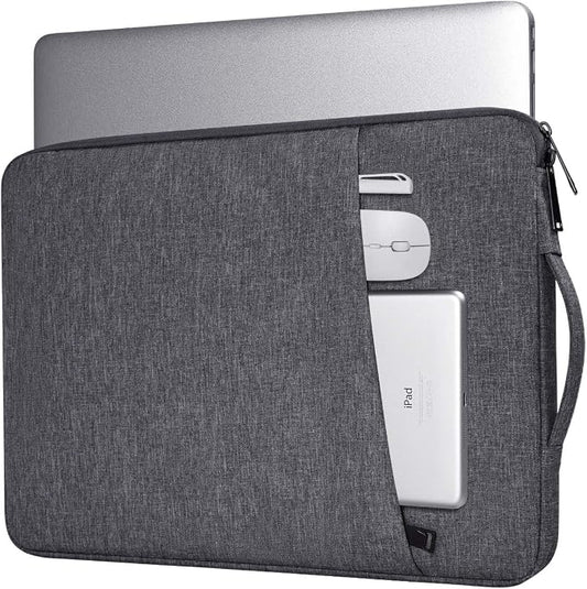 14 Inch Laptop Sleeve Case for Acer Chromebook Plus 514/ Aspire 14, HP Lenovo Dell ASUS Computer Carrying Bag, Space Grey
