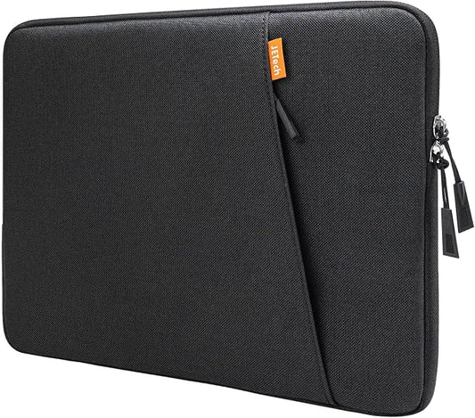 JETech Laptop Sleeve for MacBook Neo (A18 Pro), 14-InchMacBook Air/Pro, MacBook Pro M1-M5 2021-2026, Waterproof Bag Case with Pocket, Compatible with 14 Inch Notebook (Black)